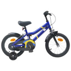 Bicicleta infantil 14 Polegadas para 3 a 5 anos Azul e Preto — foto 1
