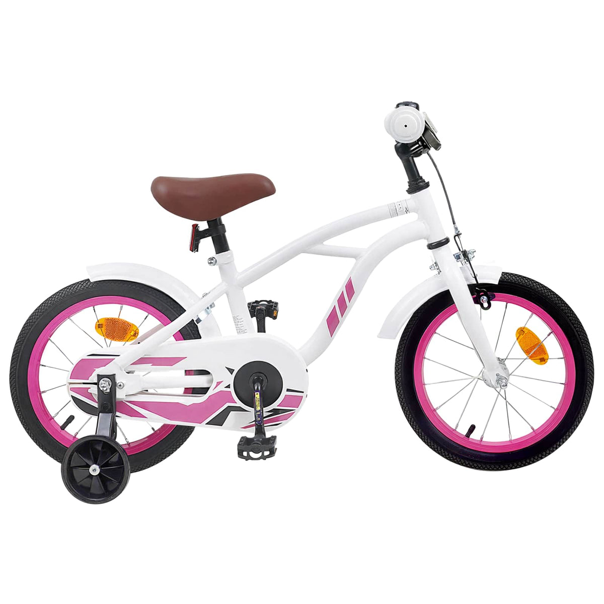 Bicicleta Infantil 14 Polegadas para 3 a 5 anos Branco — foto 1