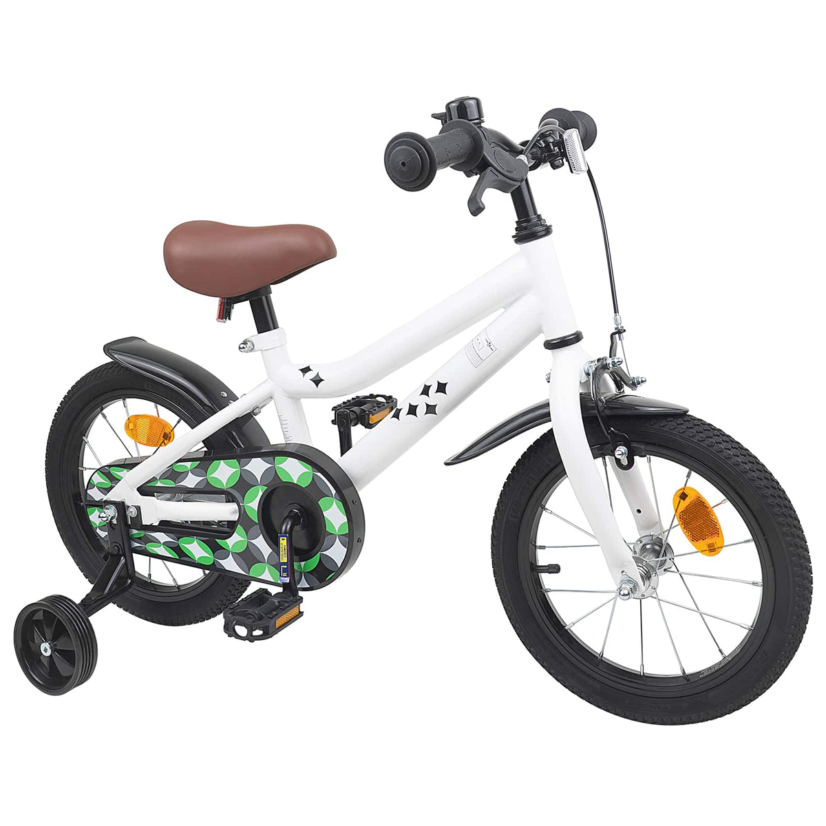 Bicicleta Infantil 14 Polegadas para 3 a 5 anos Branco — foto 2