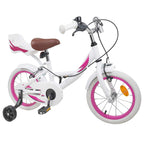 Bicicleta Infantil 14 Polegadas para 3 a 5 anos Branco — foto 2