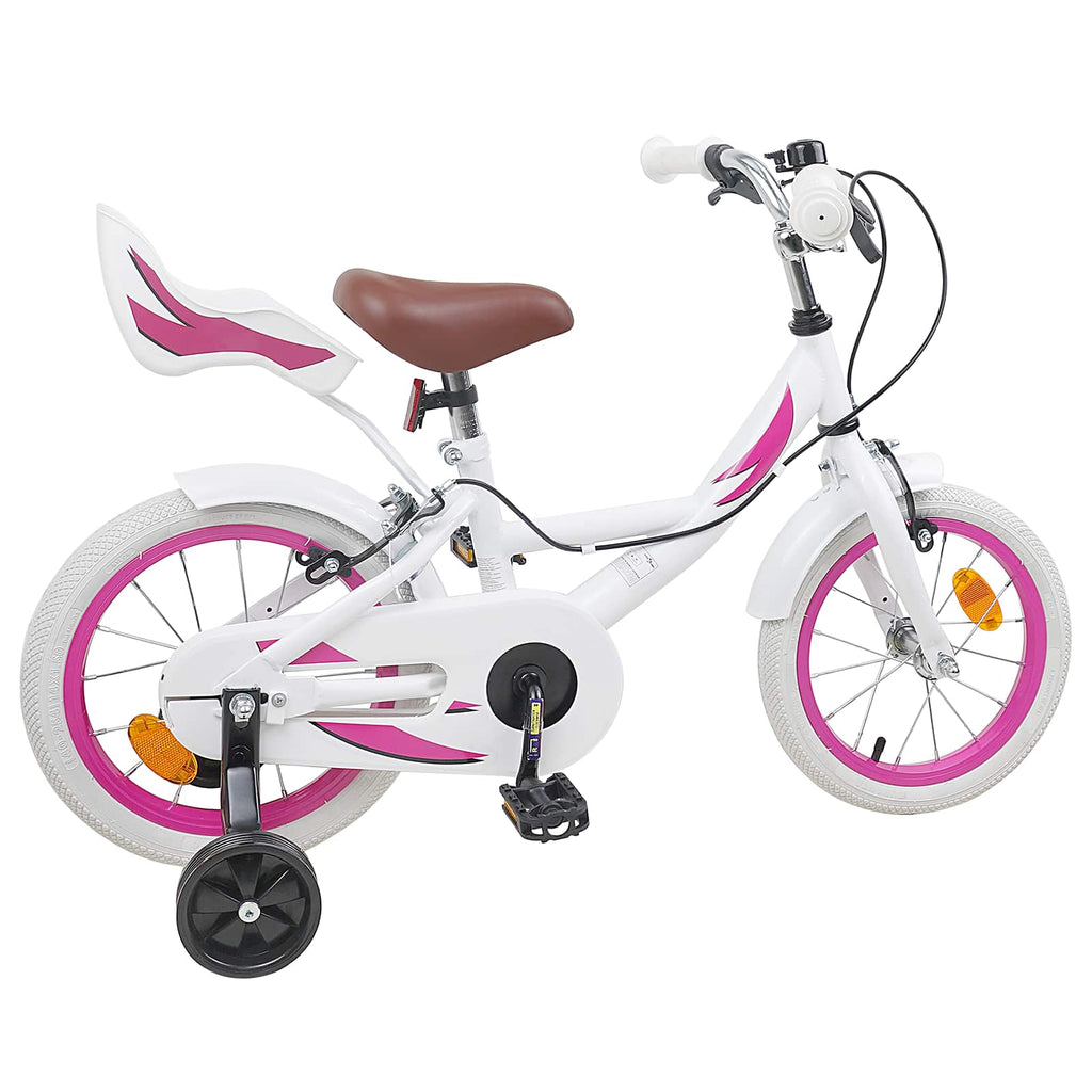 Bicicleta Infantil 14 Polegadas para 3 a 5 anos Branco — foto 3
