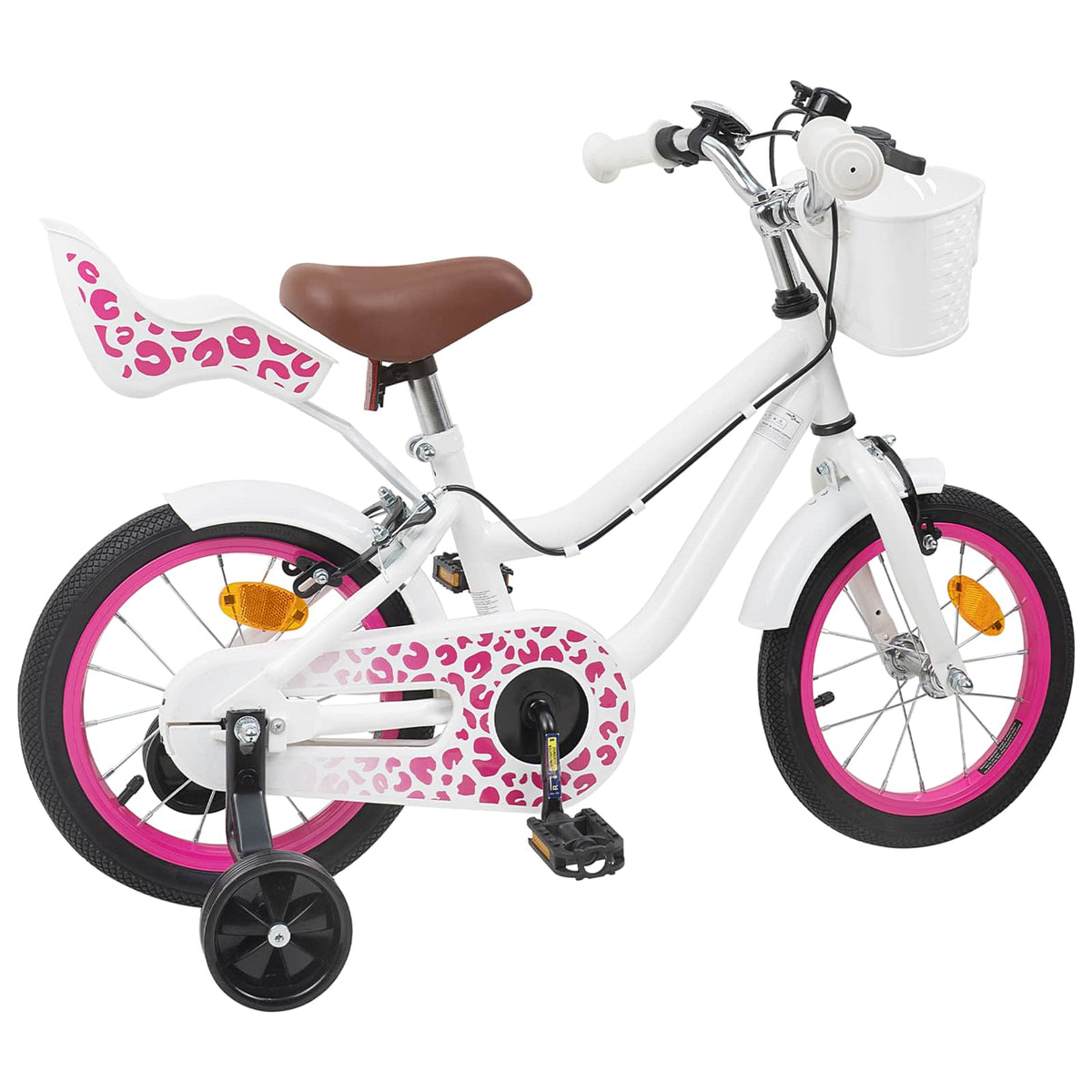 Bicicleta Infantil 14 Polegadas para 3 a 5 anos Branco — foto 3