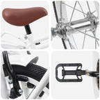 Bicicleta Infantil 14 Polegadas para 3 a 5 anos Branco — foto 4