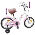 Bicicleta Infantil 14 Polegadas para 3 a 5 anos Branco — foto 7