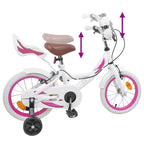 Bicicleta Infantil 14 Polegadas para 3 a 5 anos Branco — foto 7