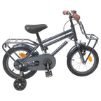 Bicicleta Infantil 14 Polegadas para 3 a 5 anos Cinzento-Escuro — foto 3