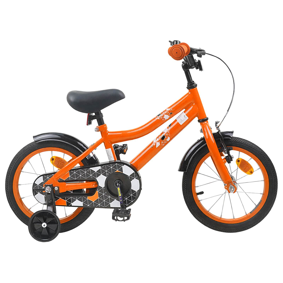 Bicicleta Infantil 14 Polegadas para 3 a 5 anos Laranja — foto 1