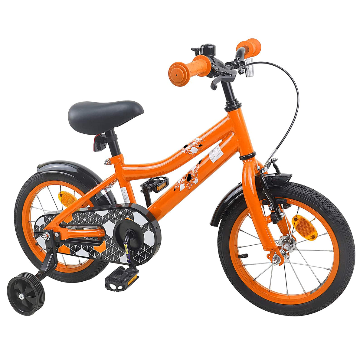 Bicicleta Infantil 14 Polegadas para 3 a 5 anos Laranja — foto 2
