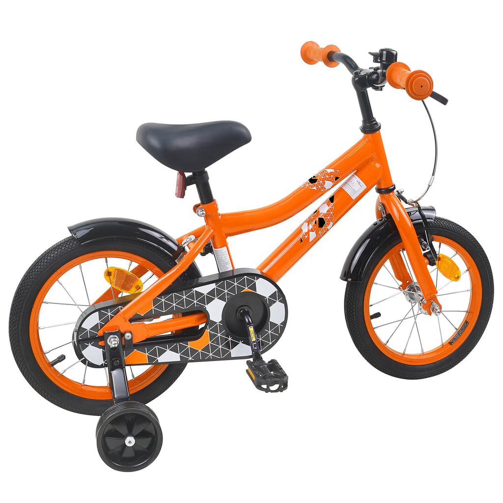 Bicicleta Infantil 14 Polegadas para 3 a 5 anos Laranja — foto 3
