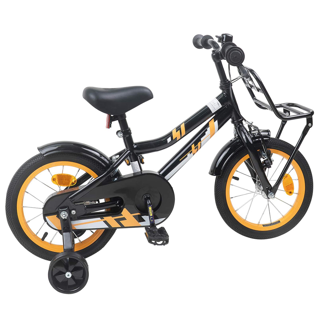 Bicicleta Infantil 14 Polegadas para 3 a 5 anos Laranja e Preto — foto 3