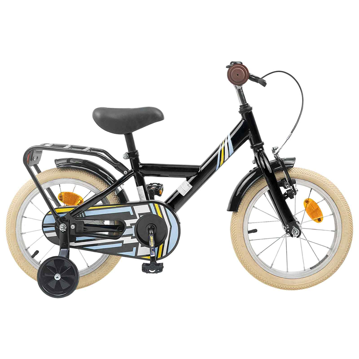 Bicicleta Infantil 14 Polegadas para 3 a 5 anos Preto — foto 1