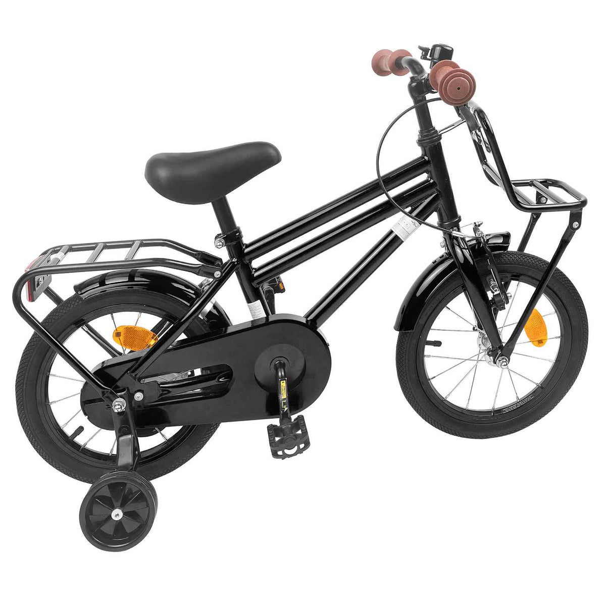 Bicicleta Infantil 14 Polegadas para 3 a 5 anos Preto — foto 3