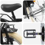 Bicicleta Infantil 14 Polegadas para 3 a 5 anos Preto — foto 4