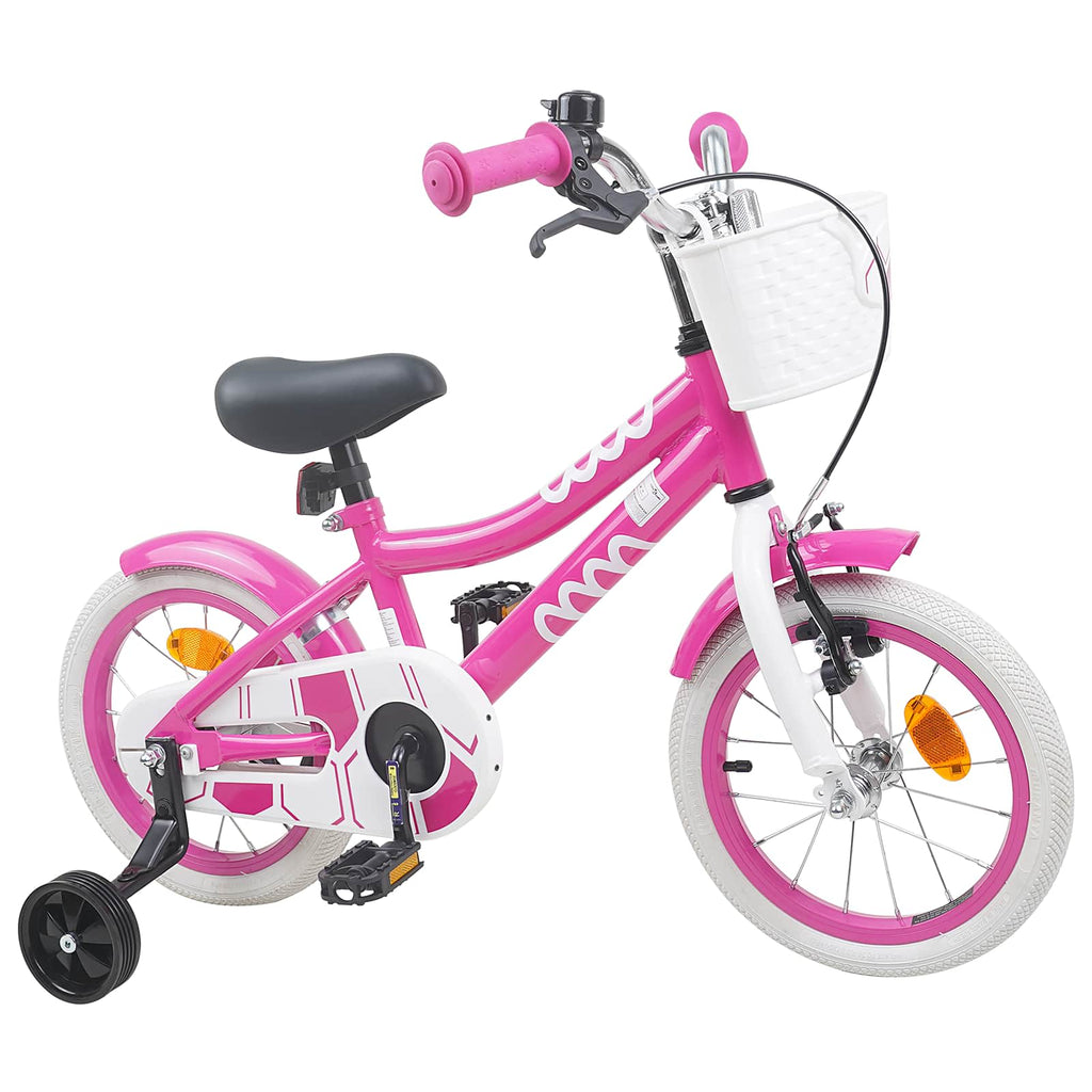 Bicicleta Infantil 14 Polegadas para 3 a 5 anos Rosa — foto 2