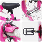 Bicicleta Infantil 14 Polegadas para 3 a 5 anos Rosa — foto 4