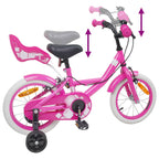 Bicicleta Infantil 14 Polegadas para 3 a 5 anos Rosa — foto 7