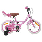 Bicicleta Infantil 14 Polegadas para 3 a 5 anos Rosa Claro — foto 1
