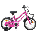 Bicicleta Infantil 14 Polegadas para 3 a 5 anos Rosa e Preto — foto 1