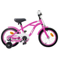Bicicleta Infantil 14 Polegadas para 3 a 5 anos Rosa Escuro — foto 1