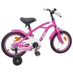 Bicicleta Infantil 14 Polegadas para 3 a 5 anos Rosa Escuro — foto 3