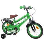 Bicicleta Infantil 14 Polegadas para 3 a 5 anos Verde — foto 2