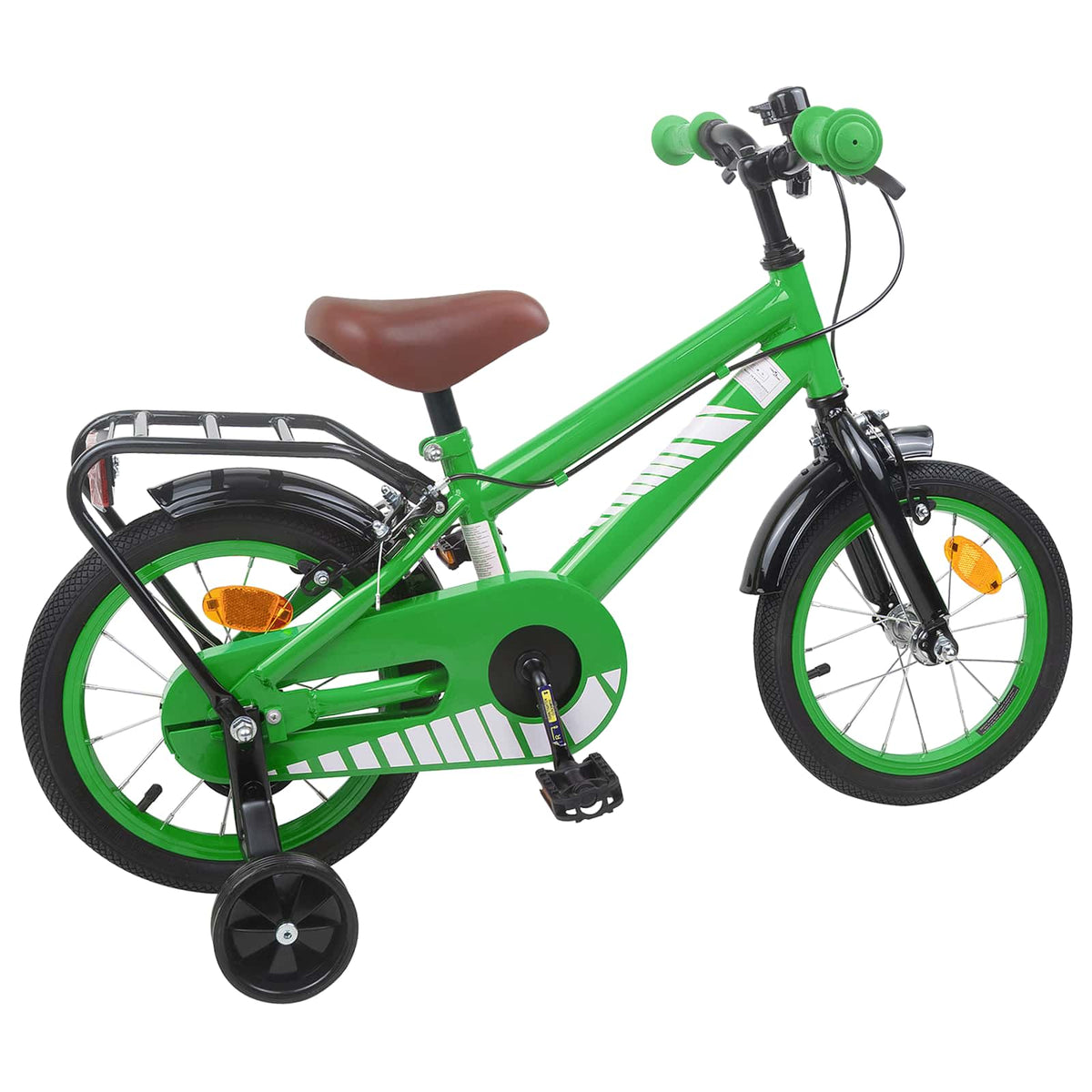 Bicicleta Infantil 14 Polegadas para 3 a 5 anos Verde — foto 3