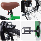 Bicicleta Infantil 14 Polegadas para 3 a 5 anos Verde — foto 4