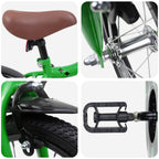 Bicicleta Infantil 14 Polegadas para 3 a 5 anos Verde — foto 4