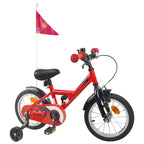 Bicicleta Infantil 14 Polegadas para 3 a 5 anos Vermelho — foto 2