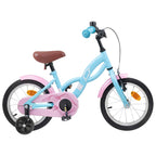 Bicicleta Infantil 16 Polegadas para 4-6 anos Azul-Claro — foto 1