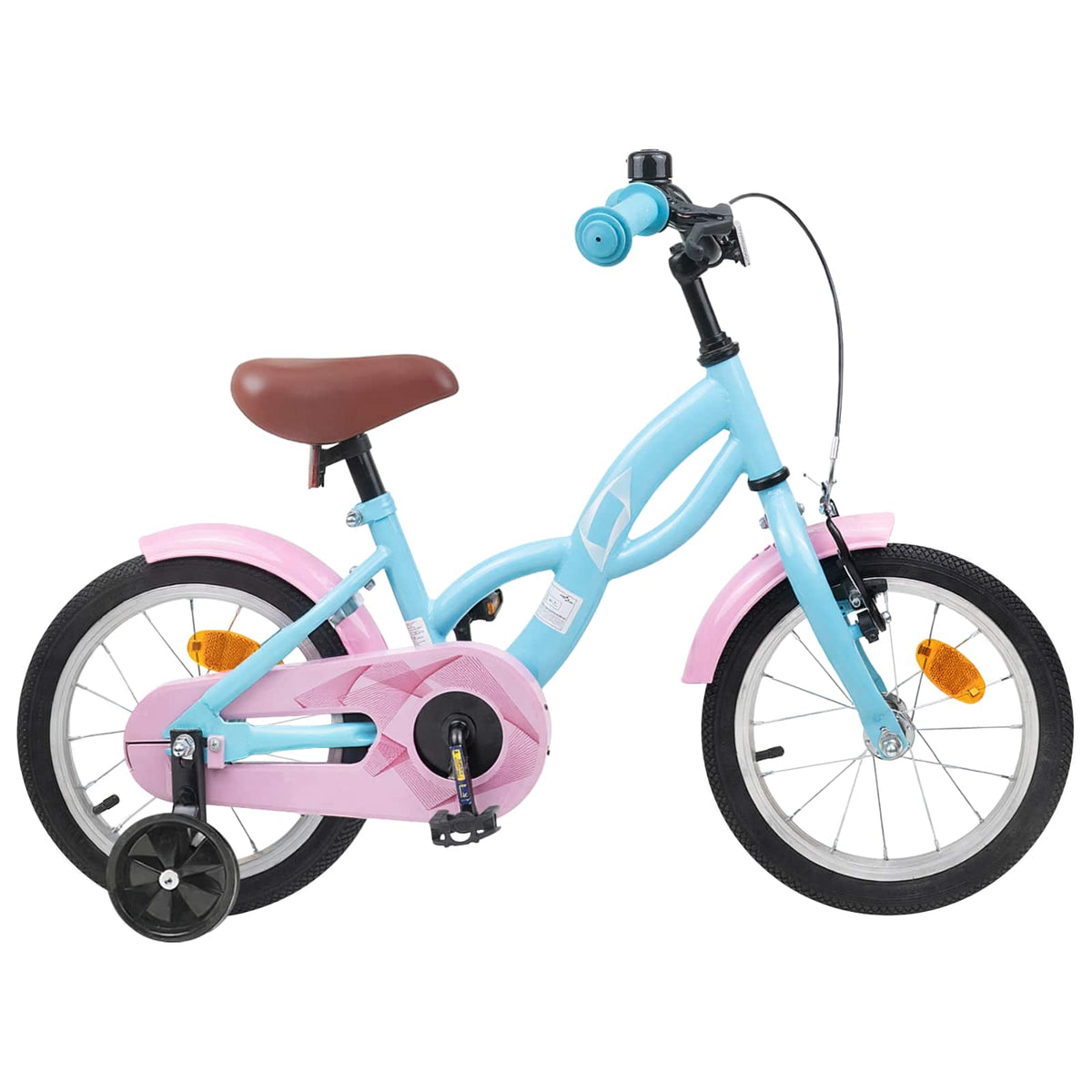 Bicicleta Infantil 16 Polegadas para 4-6 anos Azul-Claro — foto 1