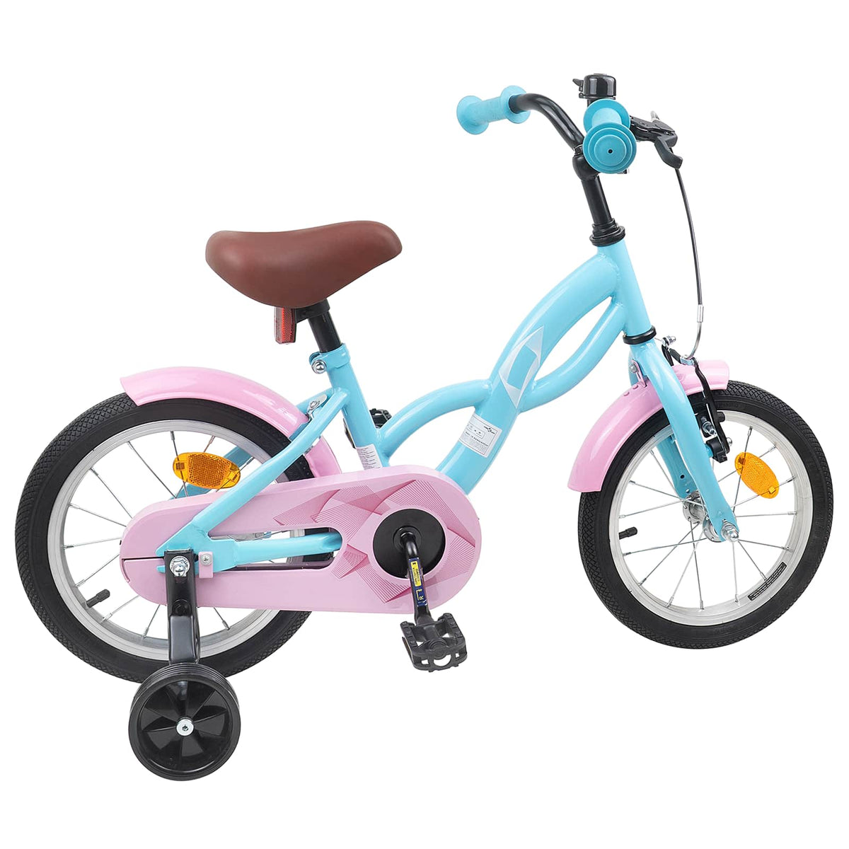 Bicicleta Infantil 16 Polegadas para 4-6 anos Azul-Claro — foto 3