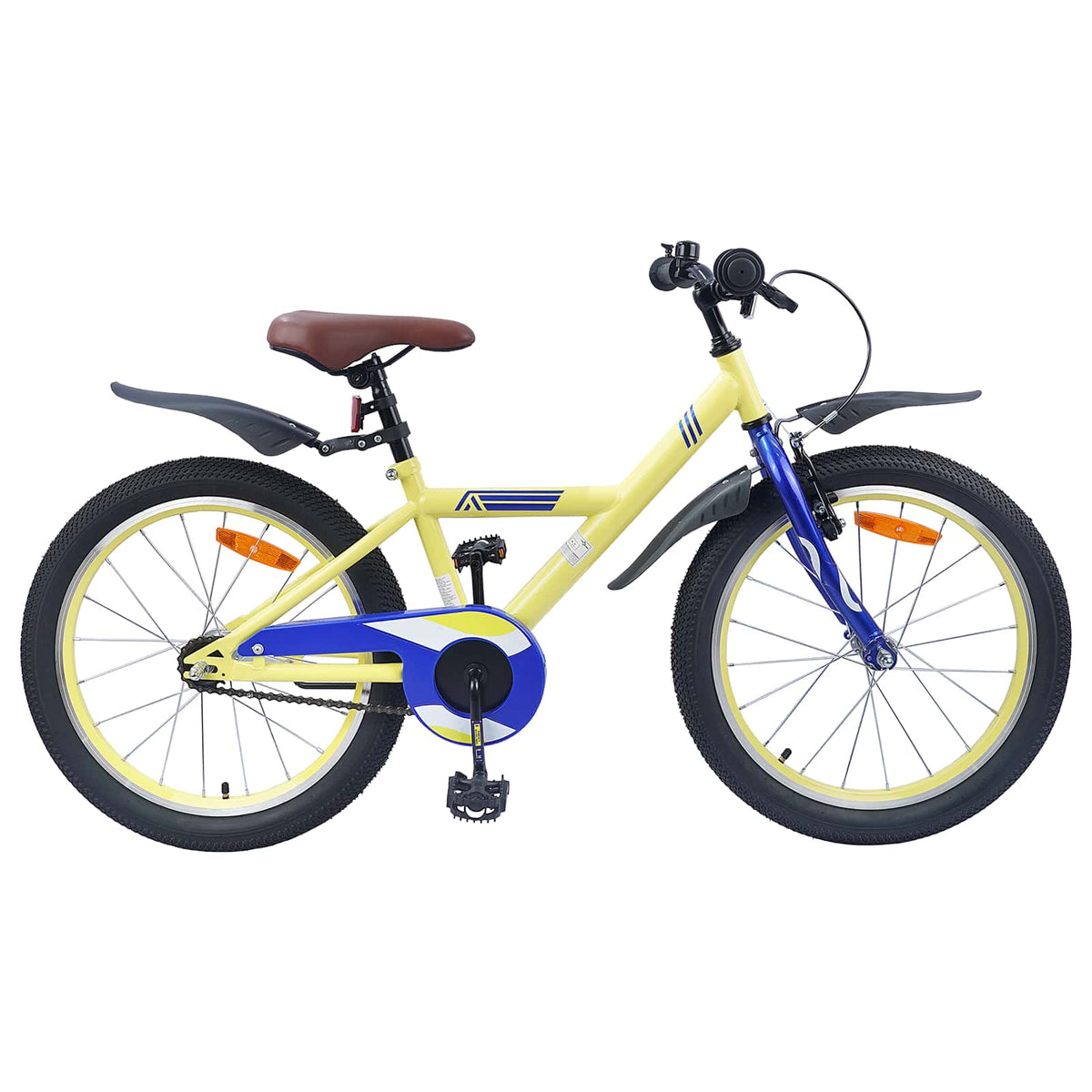 Bicicleta Infantil 18 Polegadas para 5-7 anos Amarelo — foto 1