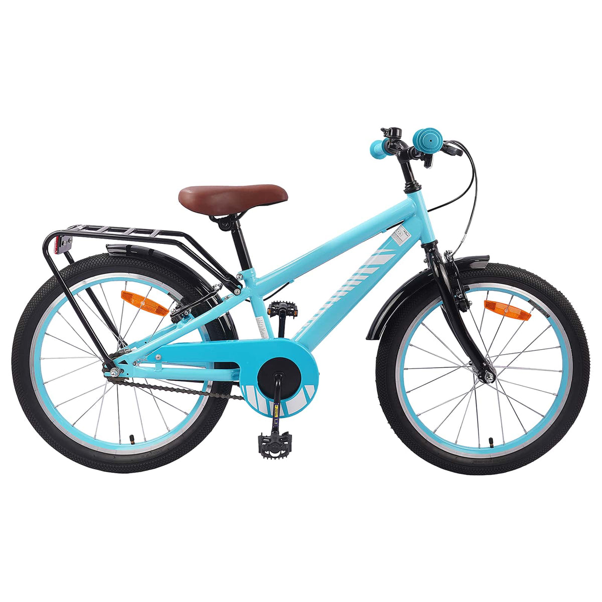 Bicicleta Infantil 18 Polegadas para 5-7 anos Azul-Claro — foto 1