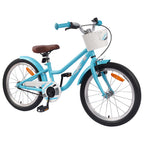 Bicicleta Infantil 18 Polegadas para 5-7 anos Azul-Claro — foto 2