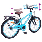 Bicicleta Infantil 18 Polegadas para 5-7 anos Azul-Claro — foto 7