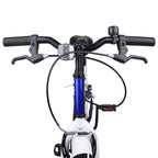 Bicicleta infantil 18 Polegadas para 5-7 anos Azul e Branco — foto 5