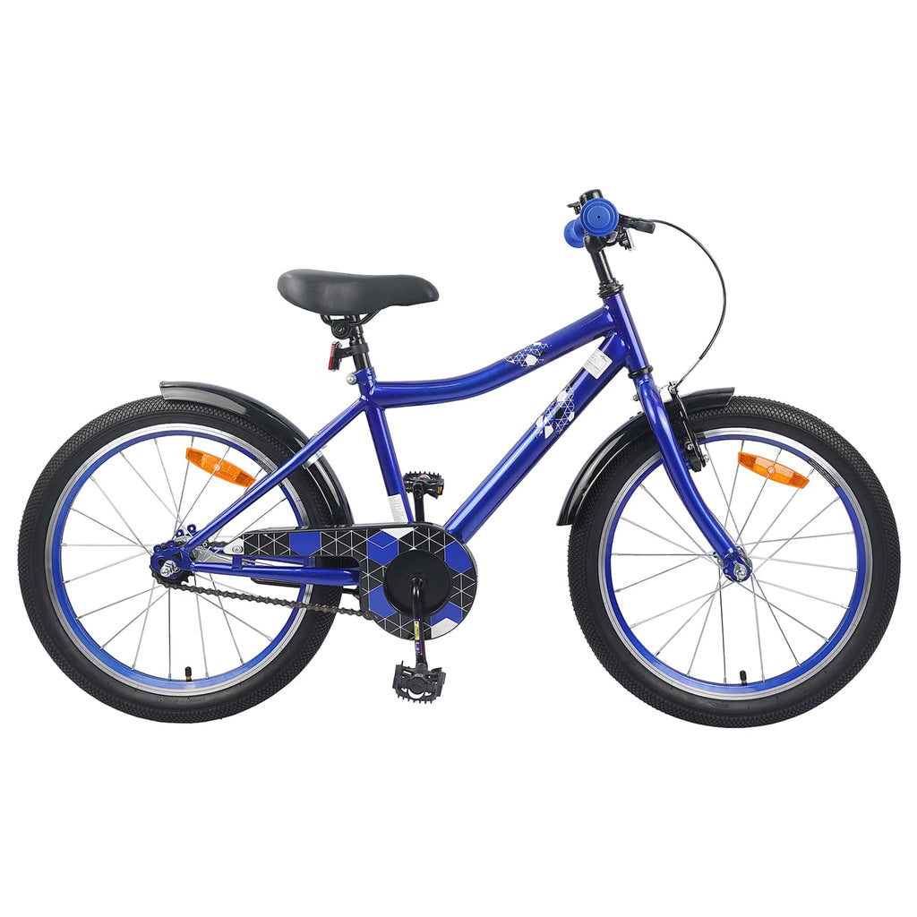 Bicicleta Infantil 18 Polegadas para 5-7 anos Azul Escuro — foto 1