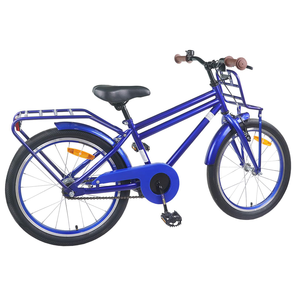 Bicicleta Infantil 18 Polegadas para 5-7 anos Azul Escuro — foto 3