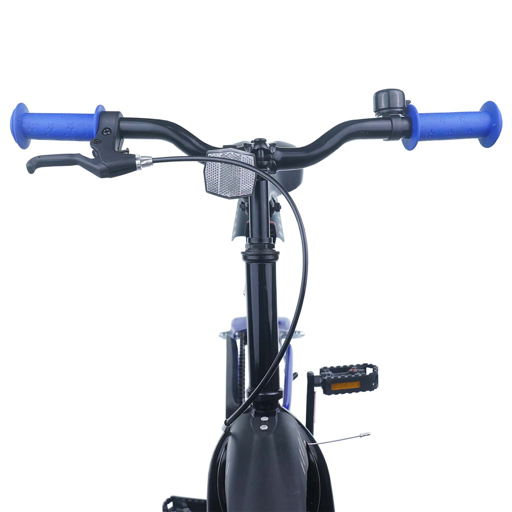 Bicicleta Infantil 18 Polegadas para 5-7 anos Azul Preto — foto 5