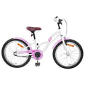 Bicicleta Infantil 18 Polegadas para 5-7 anos Branco — foto 1