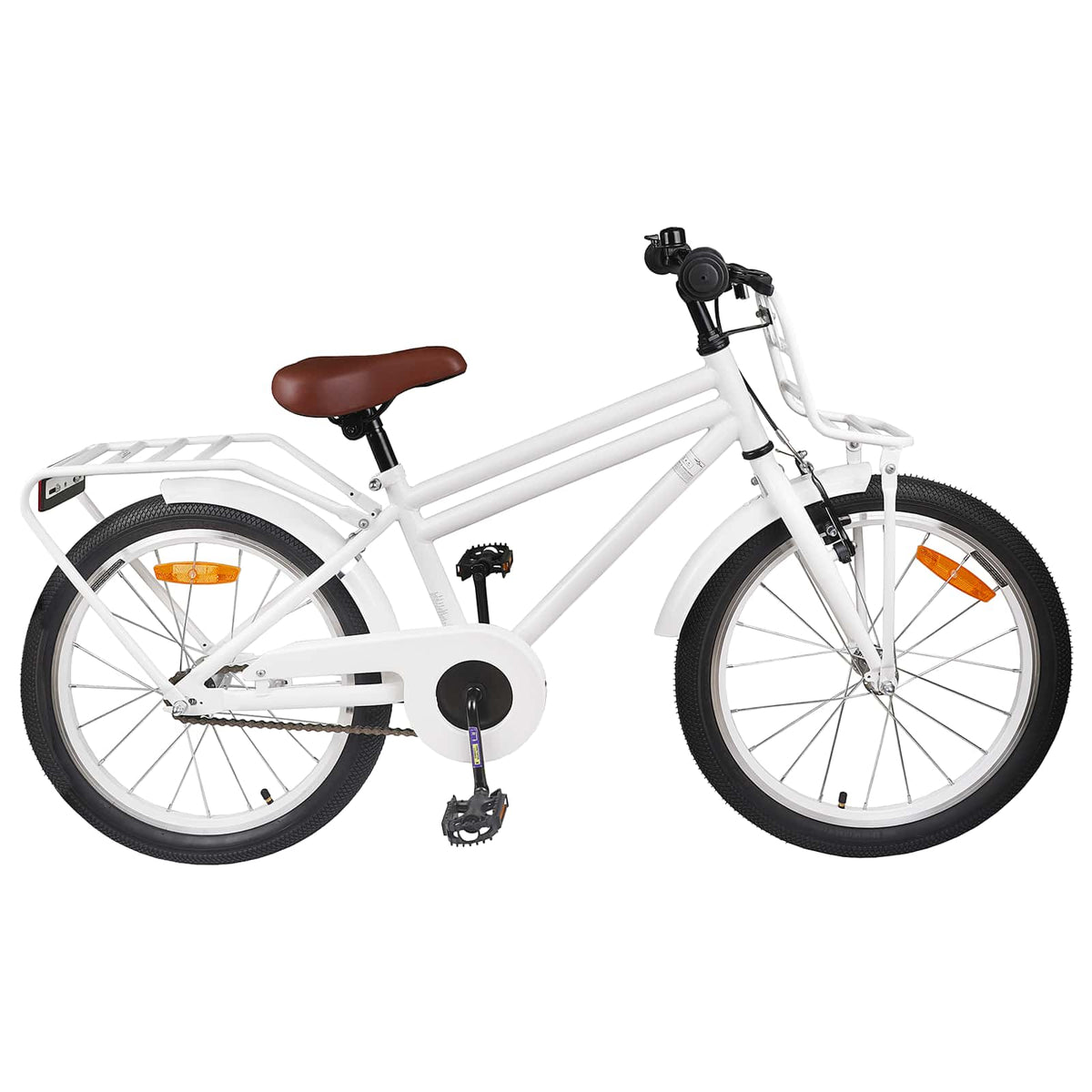 Bicicleta Infantil 18 Polegadas para 5-7 anos Branco — foto 1