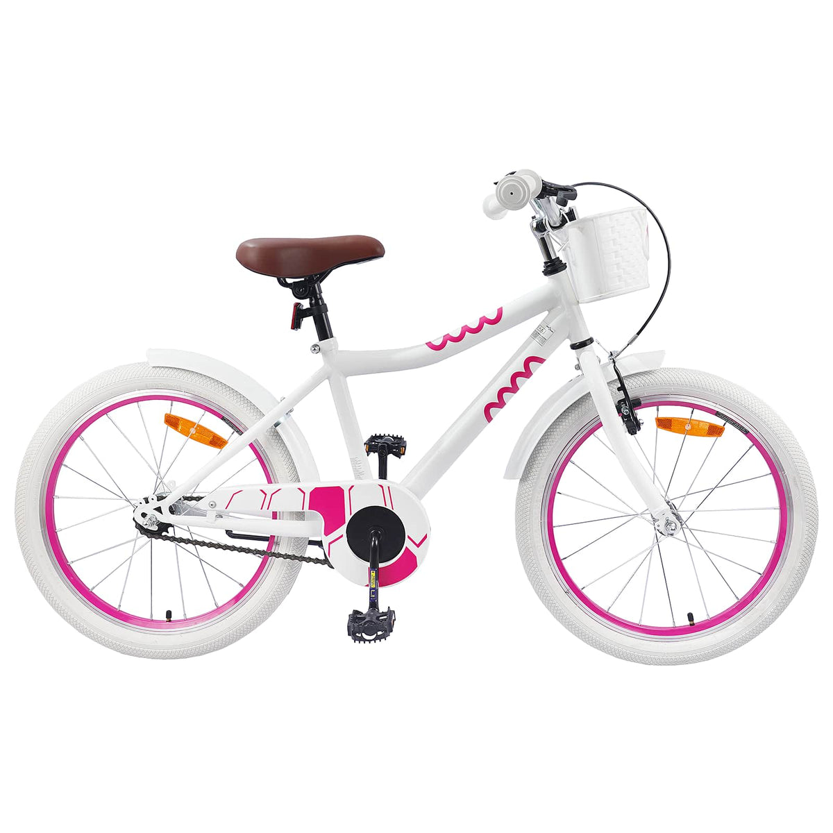 Bicicleta Infantil 18 Polegadas para 5-7 anos Branco — foto 1
