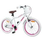 Bicicleta Infantil 18 Polegadas para 5-7 anos Branco — foto 2