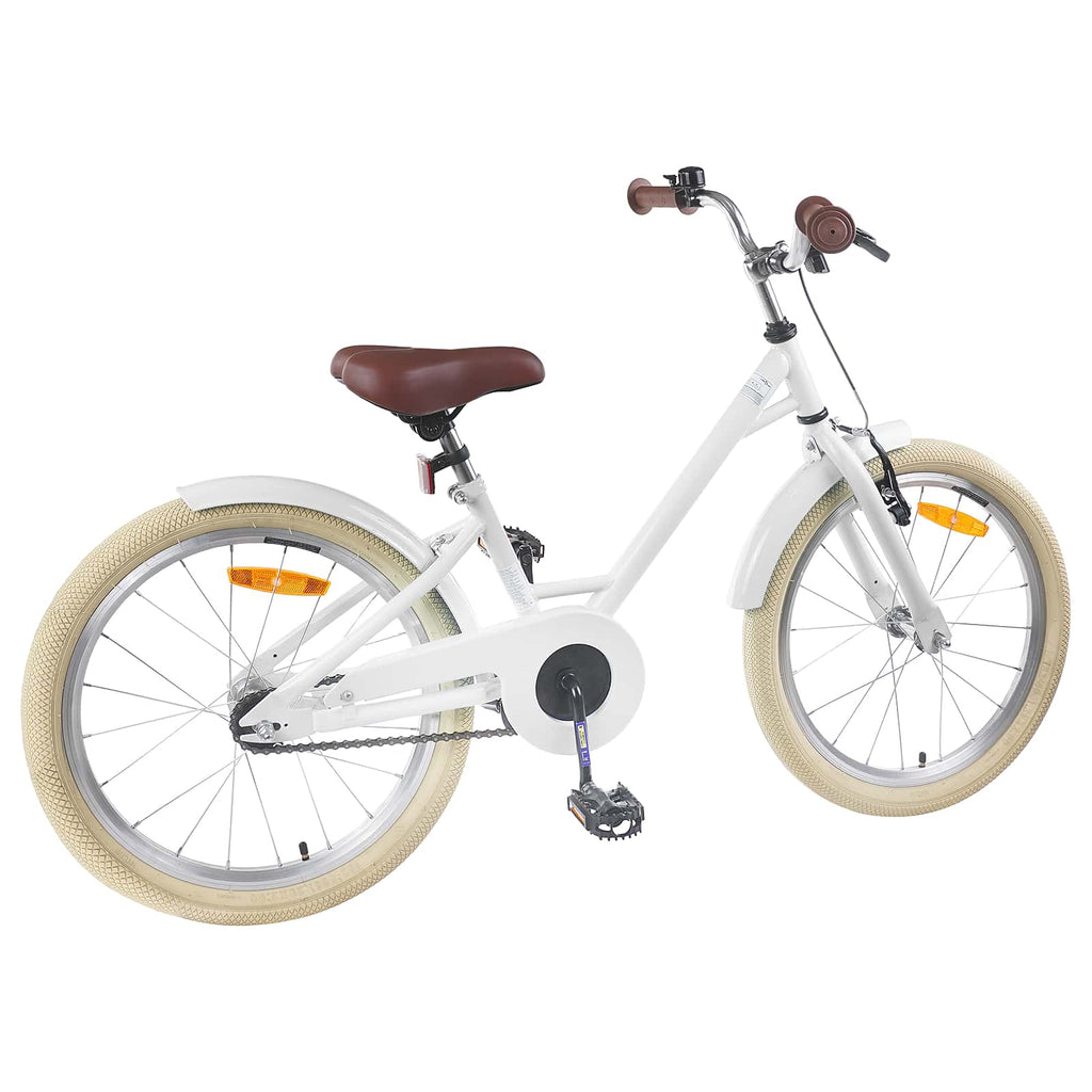 Bicicleta Infantil 18 Polegadas para 5-7 anos Branco — foto 3
