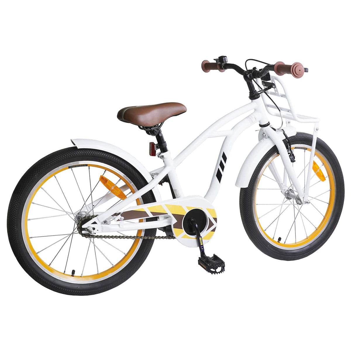 Bicicleta Infantil 18 Polegadas para 5-7 anos Branco — foto 3