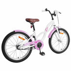 Bicicleta Infantil 18 Polegadas para 5-7 anos Branco — foto 3