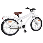 Bicicleta Infantil 18 Polegadas para 5-7 anos Branco — foto 3