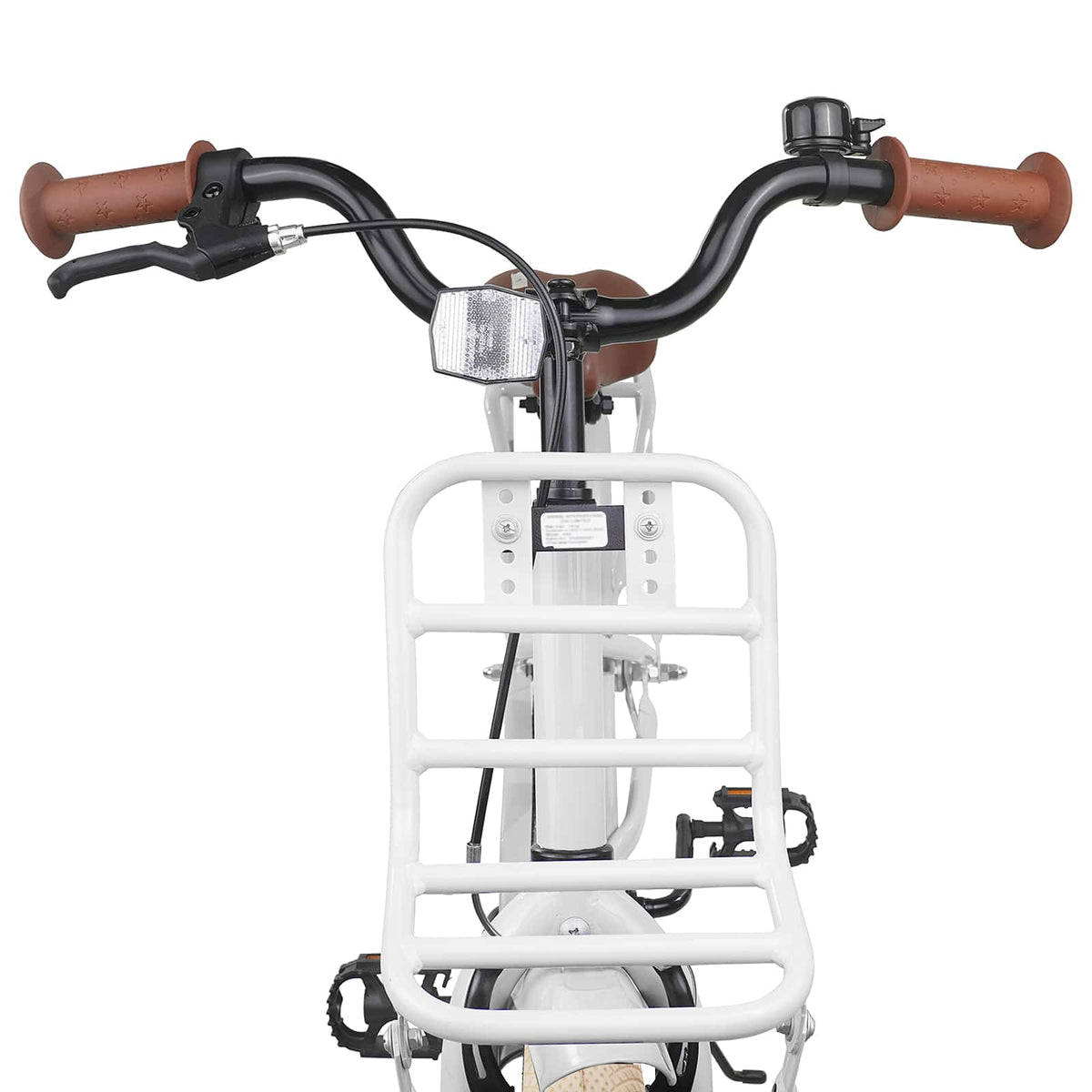 Bicicleta Infantil 18 Polegadas para 5-7 anos Branco — foto 5