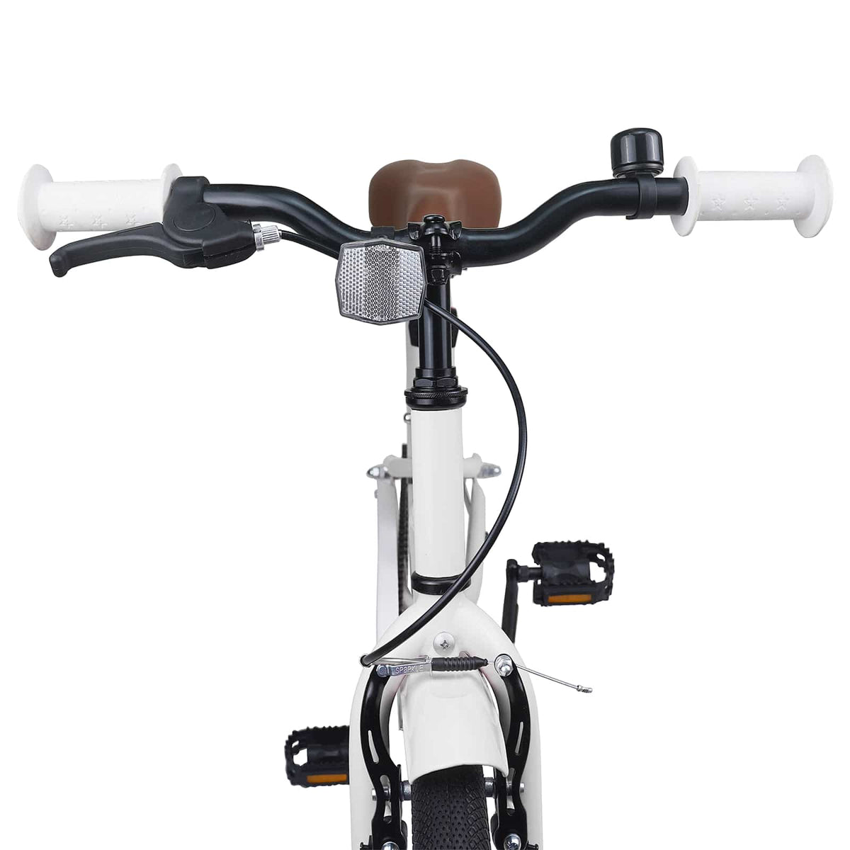 Bicicleta Infantil 18 Polegadas para 5-7 anos Branco — foto 5